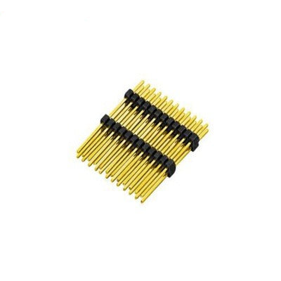 1.0mm Pitch Pin Header Double Row DIP 180° Double Plastics