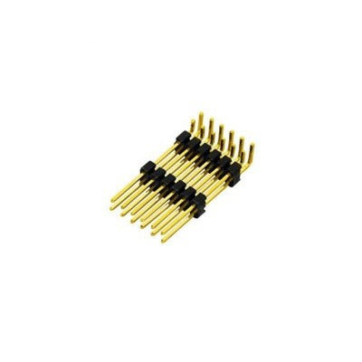 2.0mm Pitch Pin Header Double Row DIP 90° Double Plastics